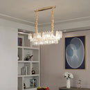 GobekUsa Crystal Indoor Chandelier: Postmodern LED Suspension Lamps for Luxe Living Room Decor