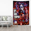 GobekUsa Horror Movie Tapestry Halloween Curtains - Psychedelic Home Decoration Wall Canvas