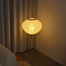 GobekUsa Japanese Rice Paper LED Floor Lamp Retro Standing Light