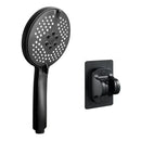 GobekUsa 3-in-1 Pressure Boost Shower Head with Hose Base - Large Water Yield