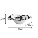 GobekUsa Glass Fruit Plate Set - Elegant Tableware for Home, Hotel, and Restaurant Use