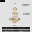 GobekUsa Crystal Duplex Headlight in Luxury European Style for Living Room & Hotel Lobby