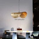 GobekUsa Lotus Leaf Hat Pendant Lamp: Elegant Copper Design for Living Room, Restaurant, Bar.