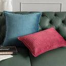 GobekUsa Fringed Velvet Cushion Cover Solid Pillow for Home Decor Sofa Bed
