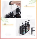 GobekUsa Bathroom Liquid Soap Dispenser | 500ML Capacity | SUS 304 and ABS Materials