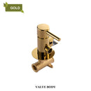 GobekUsa Brass Bidet Spray: Gold/Black, Hot/Cold Mixer Valve, Bathroom Shattaf Sprayer