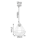 GobekUsa Industrial Metal Ball Pendant Light for Bedroom Kitchen Island