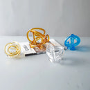 GobekUsa Glass Knot Twist Sculpture Decor Geometric Decorative Home Figurines