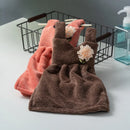 GobekUsa Kids' Cute Dress Hand Towel: Thick Coral Velvet, Soft Touch, Home & Kitchen Cleaning