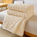 GobekUsa Heart Shaped Cut Flowers Flannel Fleece Blanket