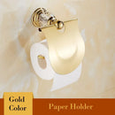 GobekUsa Crystal Bathroom Towel Rack: European Style Hardware Bath Organizer