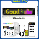GobekUsa LED Matrix Panel: Bluetooth Programmable Logo Display for Car Windows