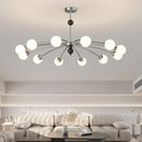 GobekUsa Cream Wind Chandelier: Luxury Postmodern Hall Lamp for Living Room, Bedroom, and Restaurant