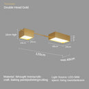 GobekUsa Black Nordic LED Ceiling Lights Chandeliers for Modern Living Room Decoration