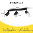 GobekUsa LED Adjustable Spotlights for Bedroom, Corridor, Shop - GU10 Bulb Replacement Lighting