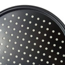 GobekUsa Carbon Steel Perforated Pizza Pan Non Stick Baking Tray with Holes