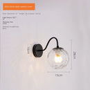 GobekUsa Glass Ballight LED Wall Lamp for Living Room Bedroom Home Decor
