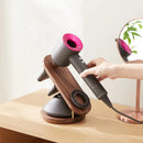 GobekUsa Hair Dryer Holder for Dyson Supersonic - Walnut Beech Wood Bathroom Rack