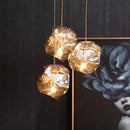 GobekUsa Glass LED Chandelier for Ceiling Suspension in Postmodern Style