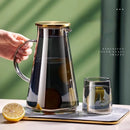 GobekUsa Glass Juice Kettle Set - Large Capacity, High Temp Resistant, Nordic Style