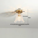 GobekUsa Glass LED Ceiling Light for Corridor Balcony Modern Indoor Lighting