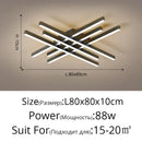 GobekUsa Gold Black Acrylic LED Chandeliers: Elegant Indoor Lighting for Bedroom, Dining, Living Room
