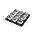 GobekUsa Geometric Crystal Chess Set Glass Craft Decor Figurines Home Decor Accessory