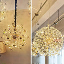 GobekUsa Crystal LED Ceiling Pendant Chandelier for Home Decoration and Lighting