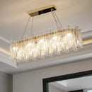 GobekUsa Crystal LED Ceiling Lamp for Modern Living Room with Warm Light and Eye Protection
