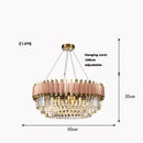 GobekUsa Art Deco Black Golden Crystal Chandelier for Foyer