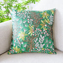 GobekUsa Jacquard Floral Pillow Cover 45x45cm Pink Green Blue Soft Smooth Touch