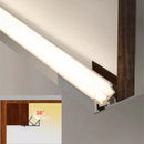 GobekUsa LED Aluminum Profile Recessed Waist Line Channel for Backlighting Corners