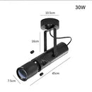 GobekUsa Dimmable LED Track Light: 20W/30W Spotlight for Museum Art Gallery Exhibition