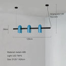 GobekUsa LED Macaron Pendant Chandelier - Modern U Shape Hanging Lamp