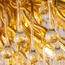 GobekUsa Crystal Ceiling Chandelier: Modern Luxury for Living, Dining, Bedroom, Hotel, Hall Décor