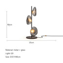 GobekUsa Glass Shade LED Floor Lamp for Home Decor, Living Room, Bedroom, Minimalist Design