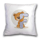 GobekUsa Cute Cartoon Bear Animal Pillow Case Cushion Cover for Sofa, Children Room Decor