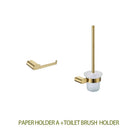 GobekUsa Bathroom Accessories Set: Towel Strip, Track, Holder, Rack, Hook, Dish, Toilet