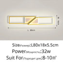 GobekUsa LED Ceiling Light: Modern Fixture for Living Room, Kitchen & Hallway Lighting