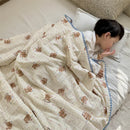 GobekUsa Kids Cartoon Printed Cooling Summer Blanket - Soft Lightweight Comforter