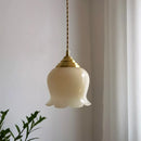 GobekUsa Glass Copper Led Pendant Light: Nordic Modern Loft Decor for Bedroom, Kitchen, Bar