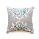 GobekUsa Ethnic Pattern Cushion Cover with Tassels 45x45cm for Cozy Home Decoration
