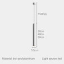 GobekUsa LED Tube Pendant Lamp for Dining Room, Bedroom, Kitchen, Bar, Hall