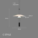 GobekUsa Circular Pendant Light: Modern Minimalist Hanging Lamp for Living Room, Dining, Bar