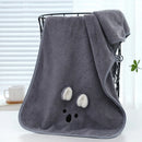 GobekUsa Cartoon Soft Hand/Face Towel | Coral Fleece Quick-drying Towel