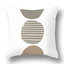 GobekUsa Green Plants Geometric Print Pillow Cover - Home Sofa Cushion Cover