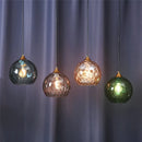 GobekUsa Glass Ball Pendant LED Chandelier for Bedroom Dining Room Kitchen