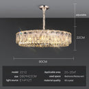 GobekUsa Crystal Ring Chandelier: 2024 Luxury Bedroom Dining Room Lighting