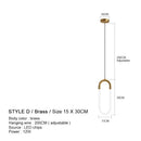 Nordic Gold Linear LED Pendant Light