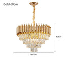GobekUsa Crystal LED Pendant Chandelier for Modern Living Spaces